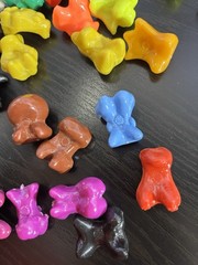 Gogo’s Crazy Bones Lot of 61 Neon Mixed Series Black White Glitter 57 10 37 18