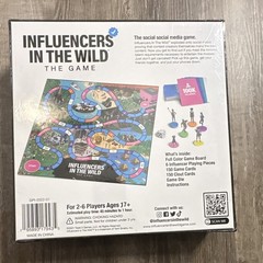 Triple 5 Games Influencers In The Wild Board Game Social Media Dice 2-6 17+ MPN