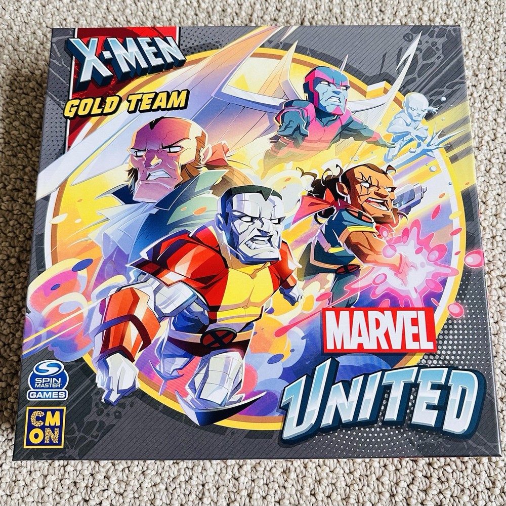Marvel United X-Men Gold Team Expansion Board Game CMON KSE New Open Box