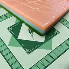 US Stock American Mahjong Tiles 160 Green Floral Acrylic Mahjong Set