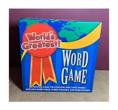WORLD’S GREATEST WORD GAME AGES 13 & UP – 2 OR MORE PLAYERS