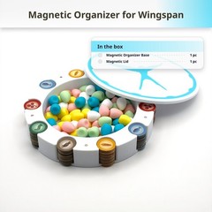 Wingspan Magnetic Organizer Board Game Storage Tray