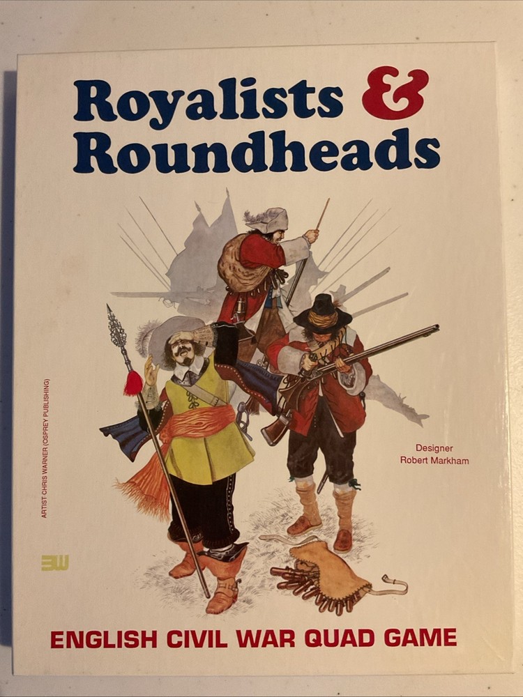 3W wargame Royalist & Roundheads Box Game Unpunched