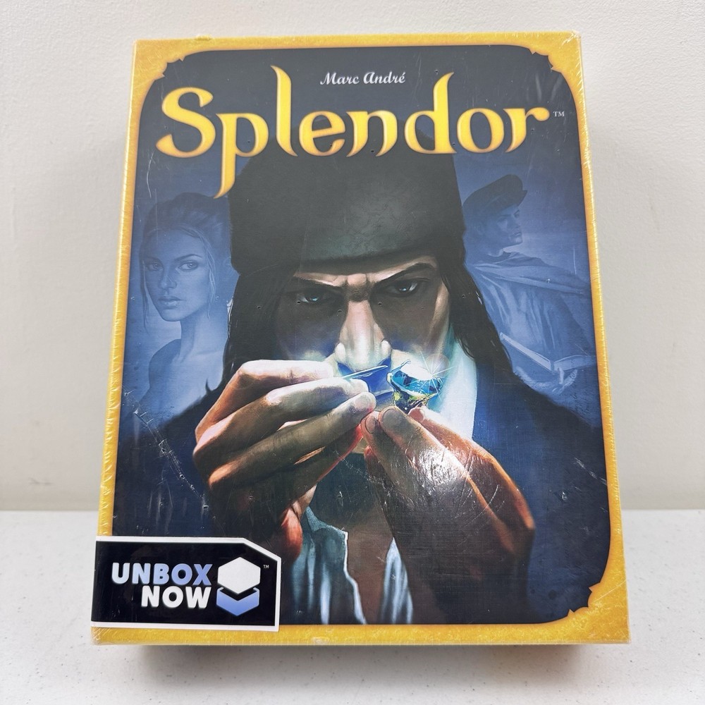 Splendor Board Game Marc Andre 2017 Space Cowboys Strategy Sealed Golden Geek