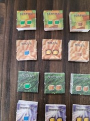 AGE OF MYTHOLOGY BOARD GAME TILES BUILDING BLOCKS TERRAIN RESOURCE 180 PIECES