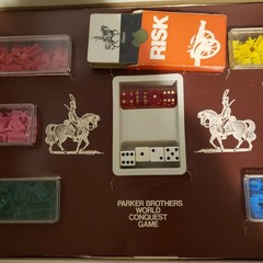 Risk Board Game 1975 Complete.