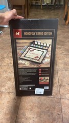 Brand New MONOPOLY GRAND Luxury Edition Folding Wood Board Rare Gift! SEALED