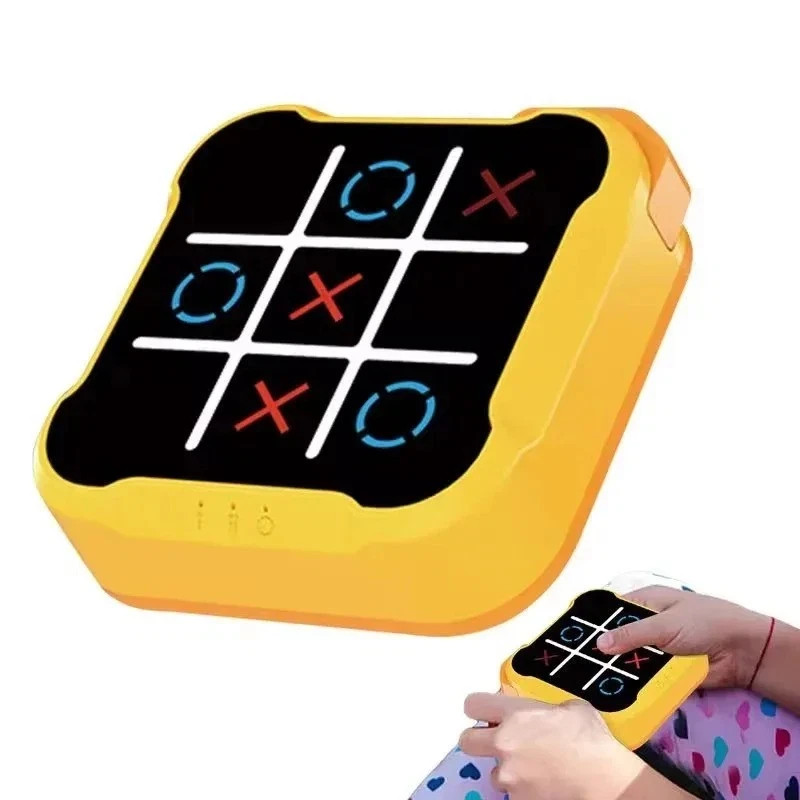 Tic-Tac-Toe Board Multifunctional Electronic Game Montessori Educational Table