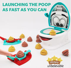 Poop Shoot Family and Kids Game Hilarious Toilet Launch Challenge! Brings Laughs