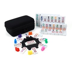 KAILE Mexican Train Dominoes Set with Numbers, Colorful Double 12 Numeral Mex…
