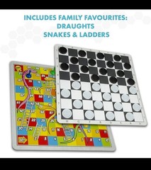 Classic Game Collection, 100 Family Board Games for Adults and Kids. 8×8