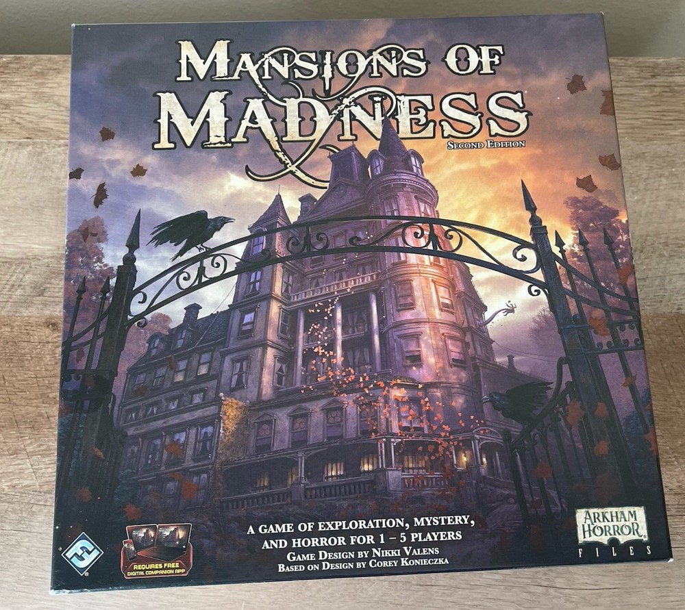 Mansions of Madness 2nd Edition Board Game Fantasy Flight Games Pre-Owned Read