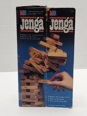 VINTAGE Jenga COMPLETE Milton Bradley 1986 Classic Building Game