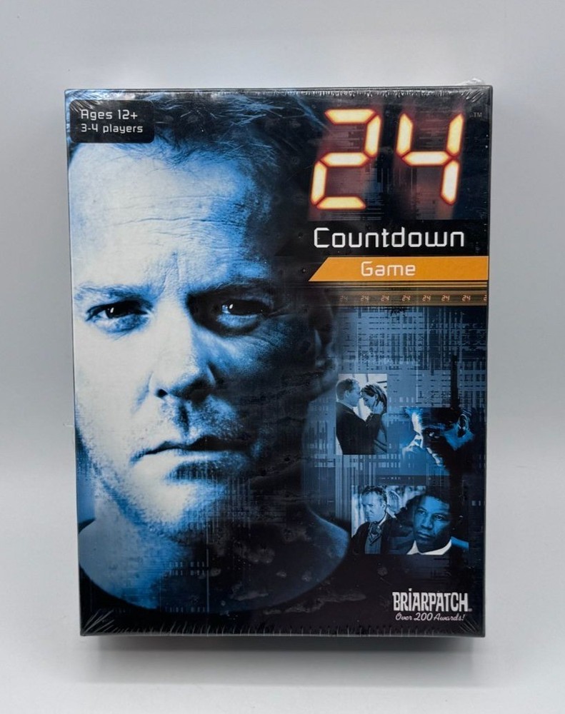 24 Countdown Board Game By Briarpatch Ages 12+ 3-4 Players Spy Detective Adventu