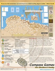 Compass Games Desert Blitzkrieg: Rommel’s North African Campaign NISW Fast Ship