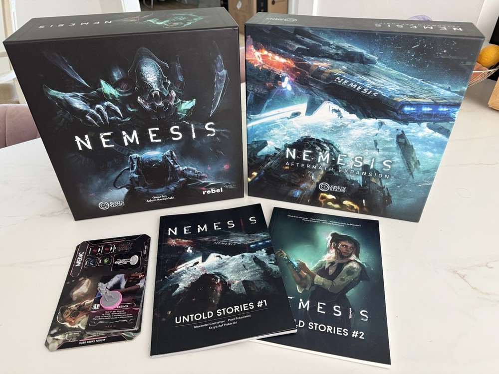 Nemesis Board Game , Aftermath, Medic, And Untold Stories 1 & 2