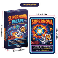 SuperNova Escape The Cosmic Survival Card Game * First Offering Only 8 Lots * +?