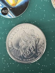 1995 Hardees Apollo 13 Pogs COMPLETE SET OF 20 POGS + 2 Slammers & Storage Base.