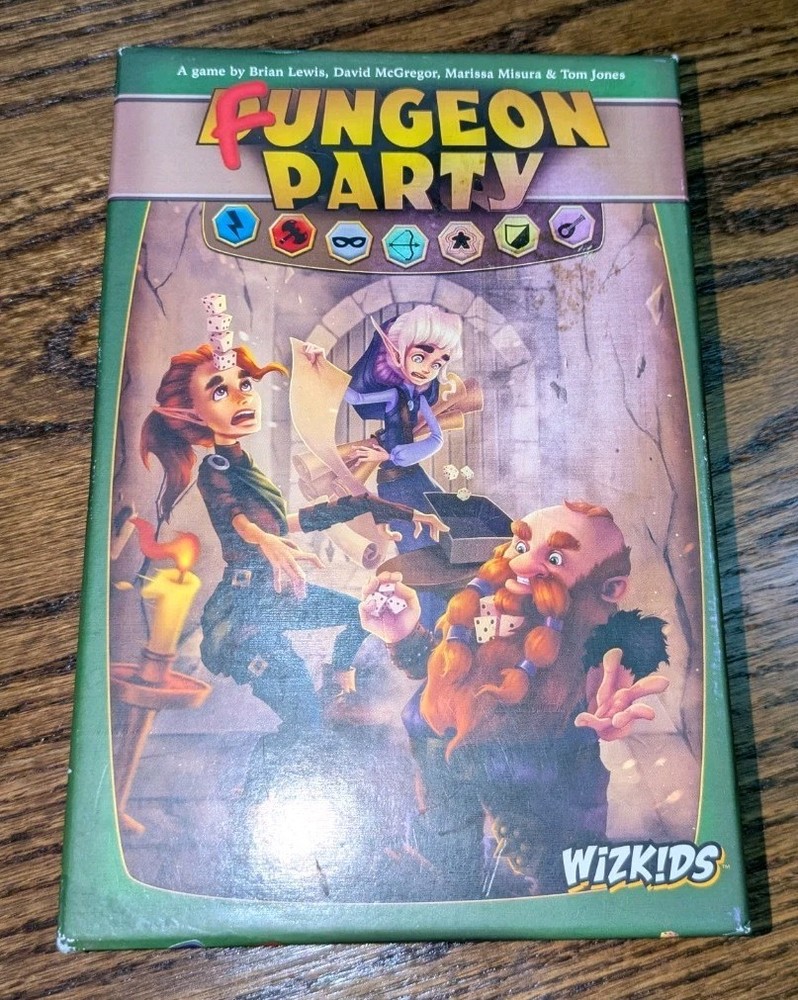 WizKids NECA Fungeon Party Fun Dungeon Crawler RPG Boardgame Meeple Quest 2018
