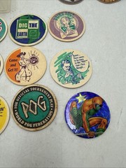 Vtg 1994 World POG Federation Micro Tournament Game Pack Case Board Lot 28