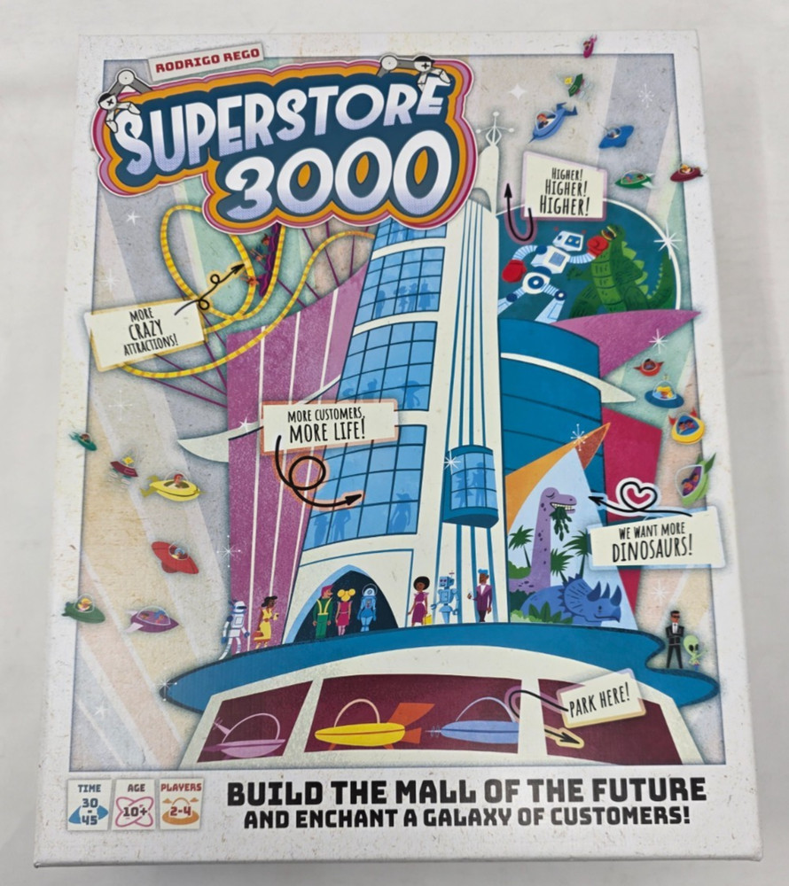 Superstore 3000 Space Cowboys Strategy Board Game Sealed