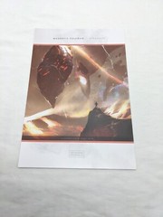 Lot Of (24) Unsettled Orange Nebula Board Game Art Prints 6″ X 9″
