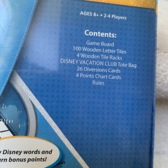 Disney Vacation Club Scrabble Game NEW! SEALED! RARE!