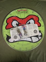 Original Teenage Mutant Ninja Turtles Dartboard Set NEW W/Box TMNT