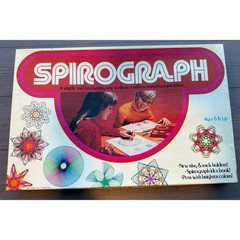 Vintage 1974 Spirograph No 401 Kenner Drawing Set Retro Geometric Art Toy