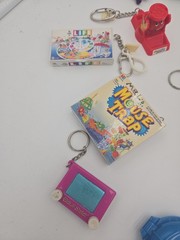 Vintage Y2K Mini Board Game Keychain Toy Lot Of 25 Toys Hasbro 90’s