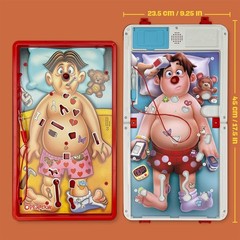 Updated Operation Game With Carrying Case And Sound Effects For Kids