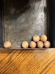 VTG Antique 1920s Met Games Co. Metal Bingo Ball Dispenser