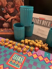 1987 Liars Dice Game Complete Milton Bradley Original