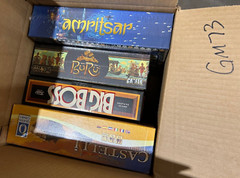Lot of 4 – Board/Card Game Euro MSRP $180 Amritsar, Buru, Big Boss, Castelli,