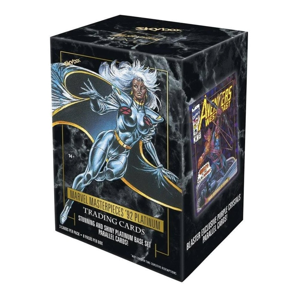 2024 Upper Deck Marvel Masterpieces ’92 Platinum Blaster Box 24 Packs