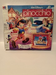 Walt Disney’s Pinocchio Vintage 3D Board Game Milton Bradley Rare #1