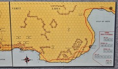 Afrika Korps 1st Ed. 1964 Avalon Hill MPN 600, Complete, Punched, Ready, Fair