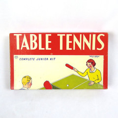 VTG Gold Medal Table Tennis Complete Junior Set #1980/1 Ping Pong Very Good