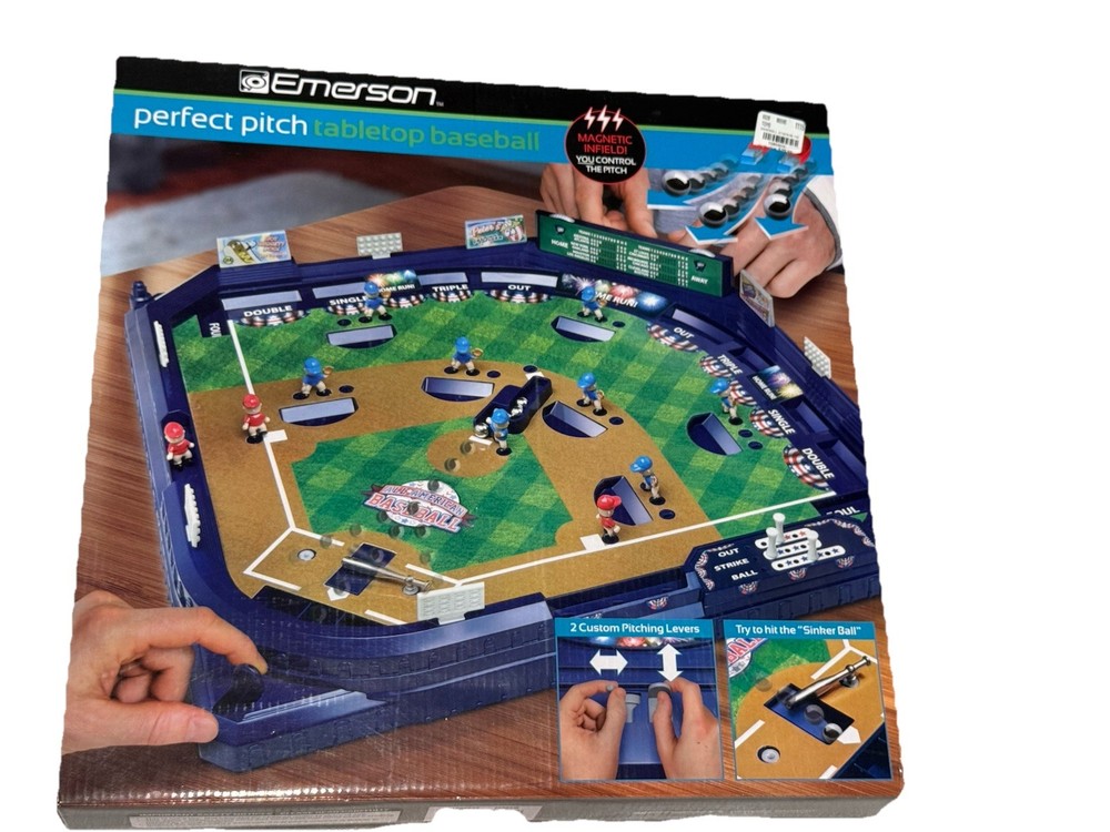 New Old Stock PERFECT PITCH TABLE TOP BASEBALL MAGNETIC Game Original Box￼