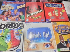 Board Game Lot of 8 Used Free Shipping! Complete! Clue, Heads Up, Sorry Etc