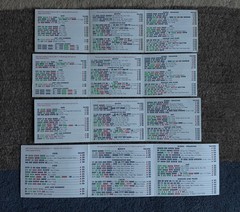 8 National Mah Jongg League Standard Hands And Rules Cards 2019 – 2022 (2 each)