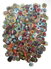 100 Angry Birds Tazos Caps Pogs Lot Mixed Holographic Collection