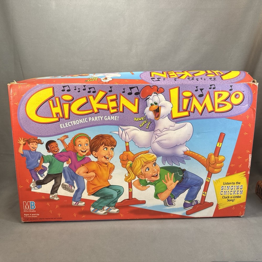 1994 Chicken Limbo Electronic Party Game Milton Bradley 100% Complete Parts