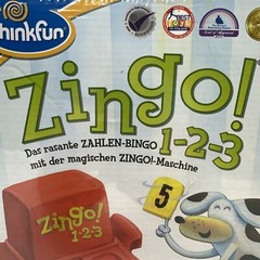 ThinkFun Zingo 76352 1-2-3 The Fast Number Bingo from 4 Years