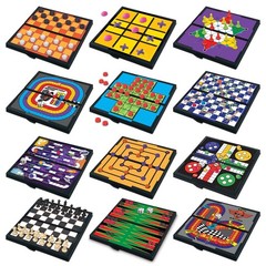12 Pack Magnetic Travel Games for Kids Compact Road Trip Game Set