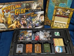 Fortune & Glory The Cliffhanger Adventure Board Game COMPLETE First Edition FFP