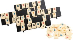 Compact Rummikub Travel Set – 106 Tiles & Racks for Family Fun Anywhere!