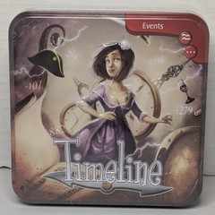 Asmodee Timeline Historical Events Card Game Tin Box Frederic Henry New Sealed