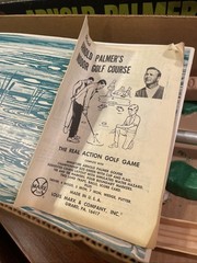 Vintage 1968 Arnold Palmer’s Indoor Golf Course Game MARX 5280 Large