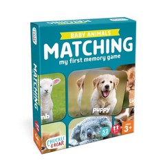 Baby Animals Matching Memory Game for Kids Ages 3+ – Preschool Concentration …